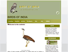 Tablet Screenshot of kolkatabirds.com